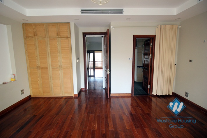 Modern house rental with a pool, nice wooden floor and balcony in Tay Ho